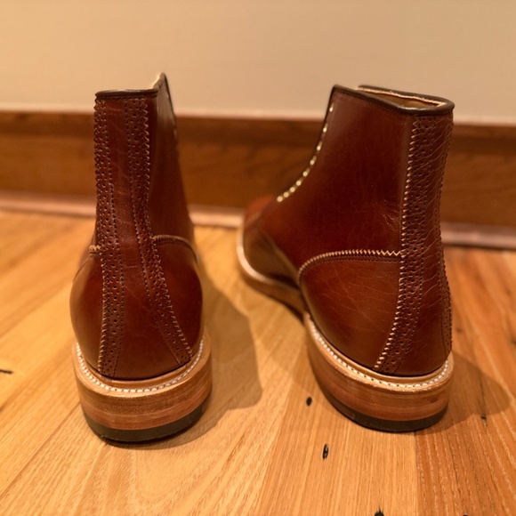 Viberg Brogue Service Boot, Rich Brown, New in Box, Never Worn or Laced, Rare - Picture 2 of 10